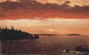 Frederic E.Church, Schoodic Peninsula from Mount Desert at Sunrise